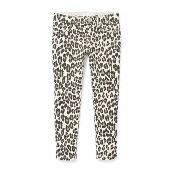 Children’s Place Girls Jeggings Pants Animal Cheetah Print Skinny Leg Sz 10 - Picture 1 of 5